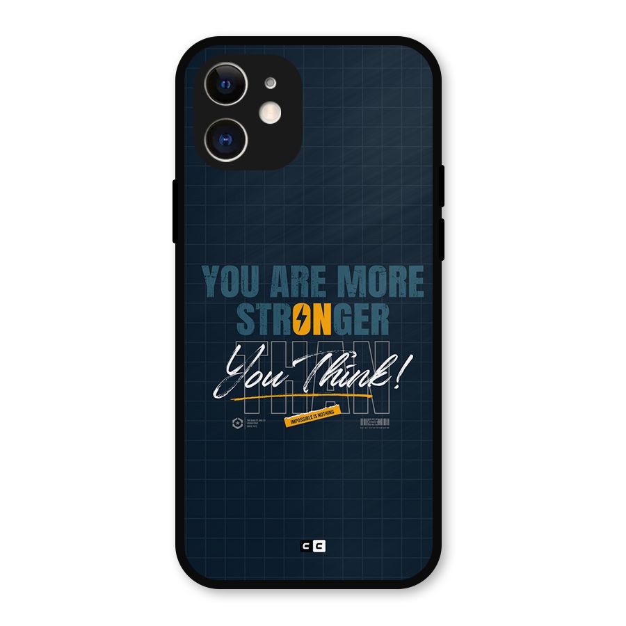 More Stronger Metal Back Case for iPhone 12