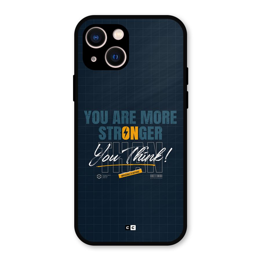 More Stronger Metal Back Case for iPhone 13