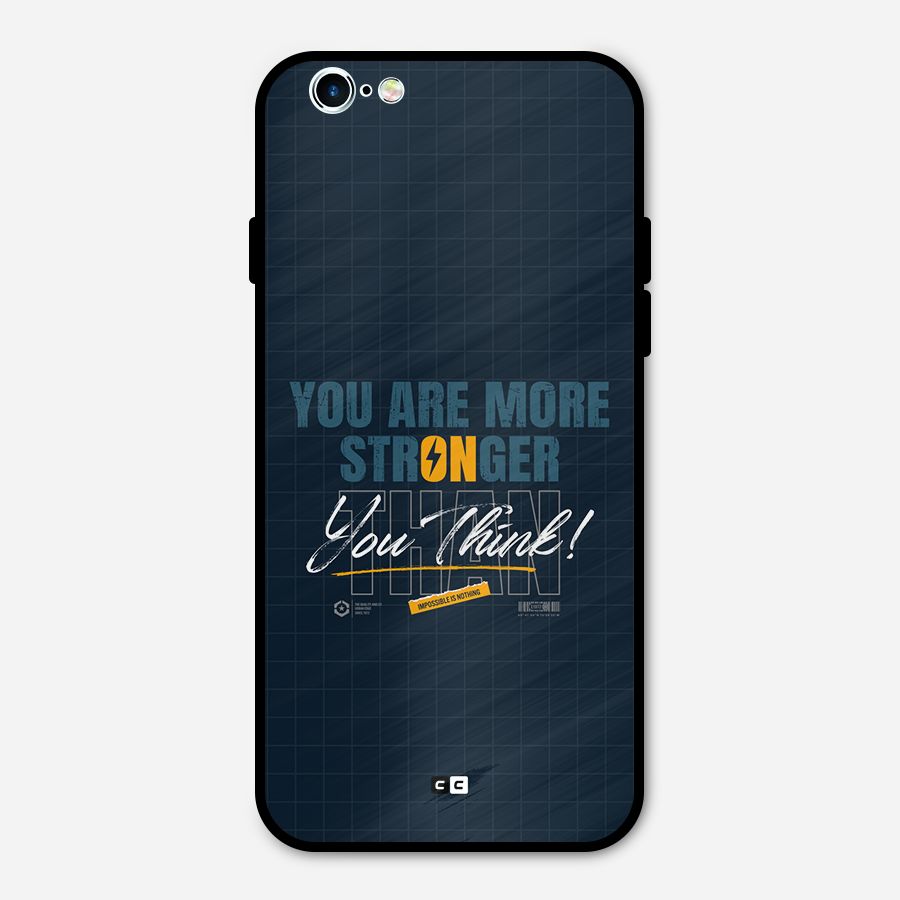 More Stronger Metal Back Case for iPhone 6 6s