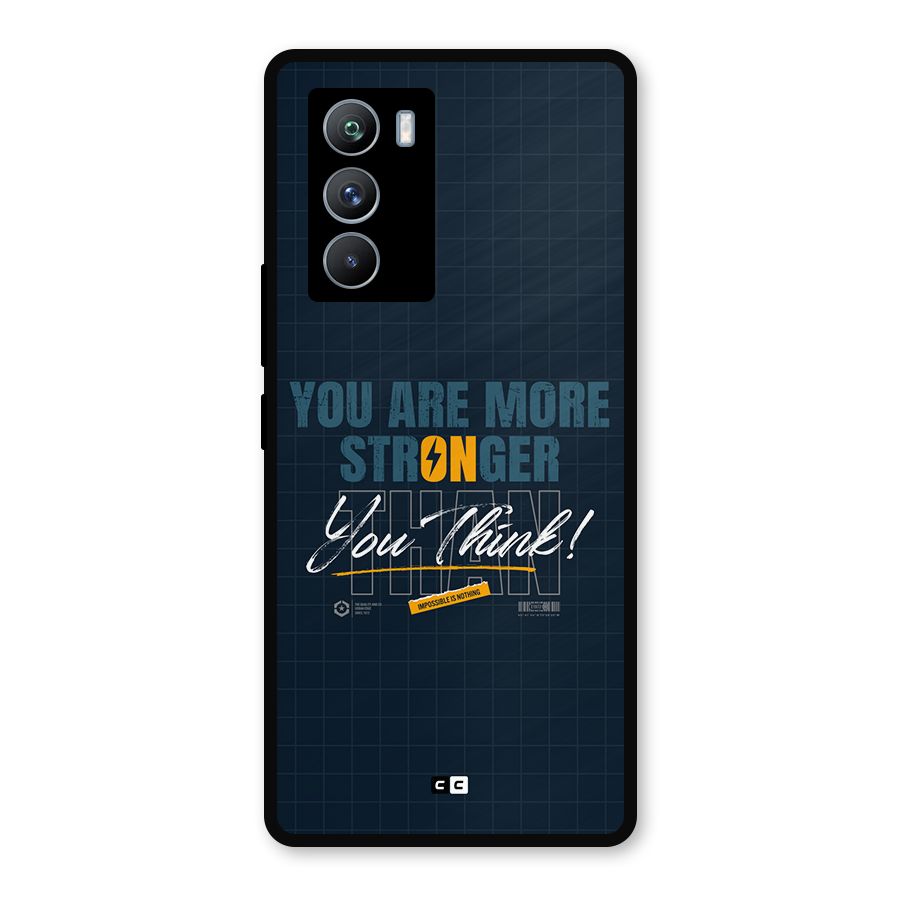 More Stronger Metal Back Case for iQOO 9 SE