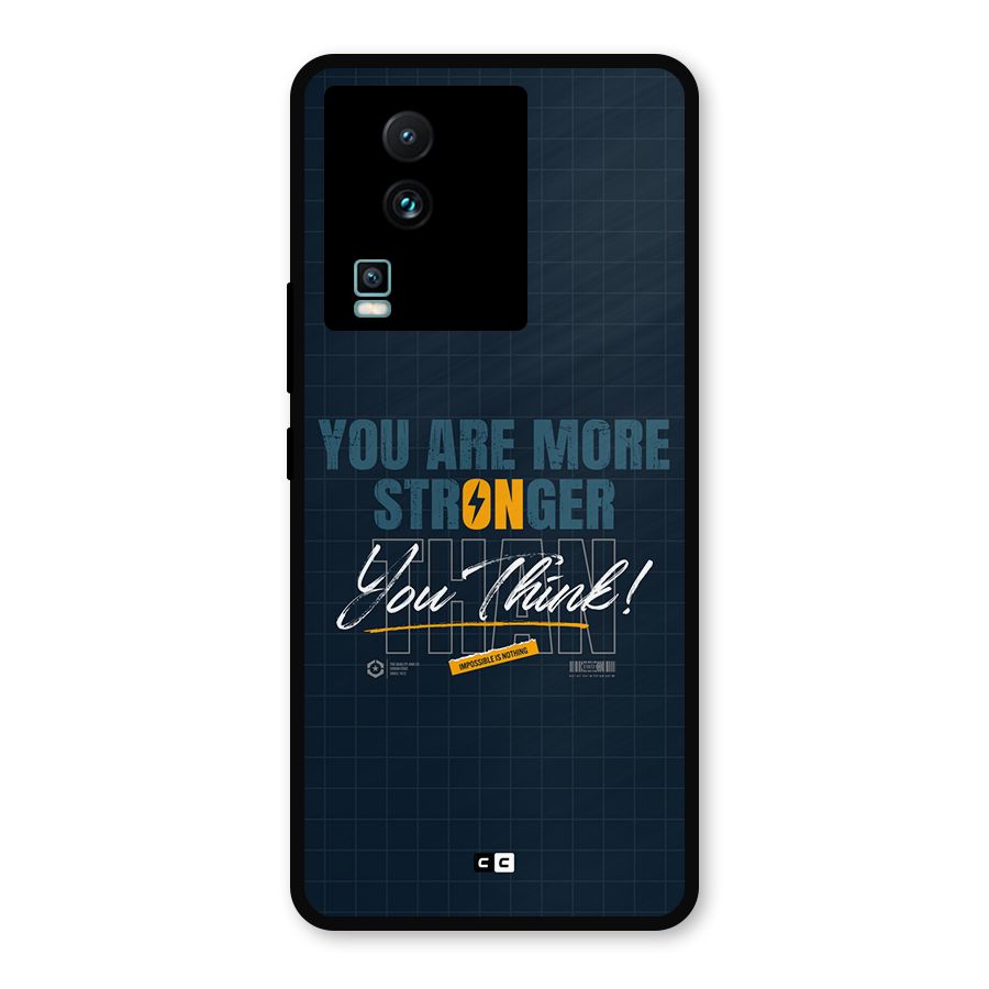 More Stronger Metal Back Case for iQOO Neo 7 Pro