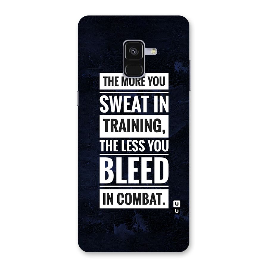 More You Sweat Less You Bleed Back Case for Galaxy A8 Plus