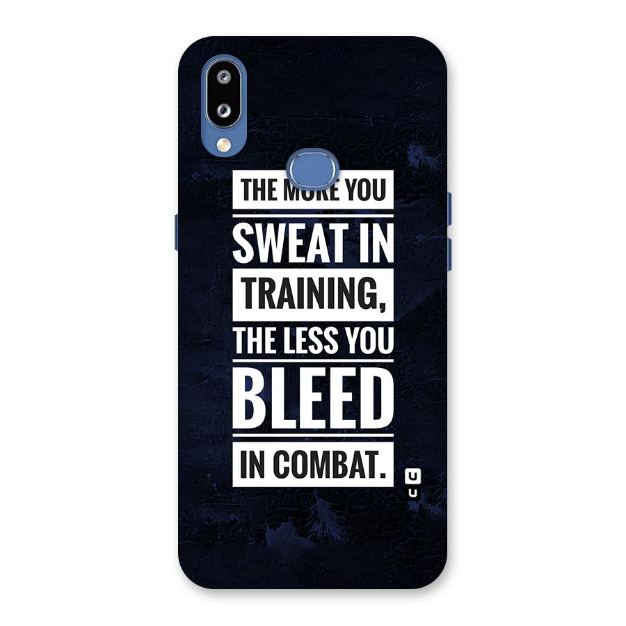 More You Sweat Less You Bleed Back Case for Galaxy M01s