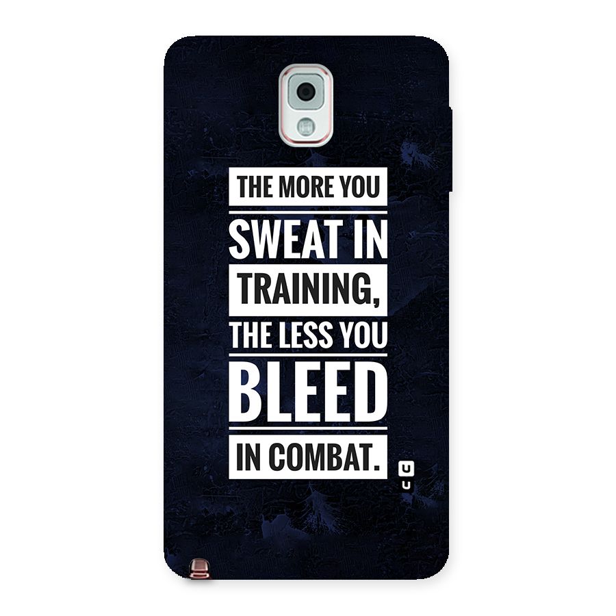 More You Sweat Less You Bleed Back Case for Galaxy Note 3