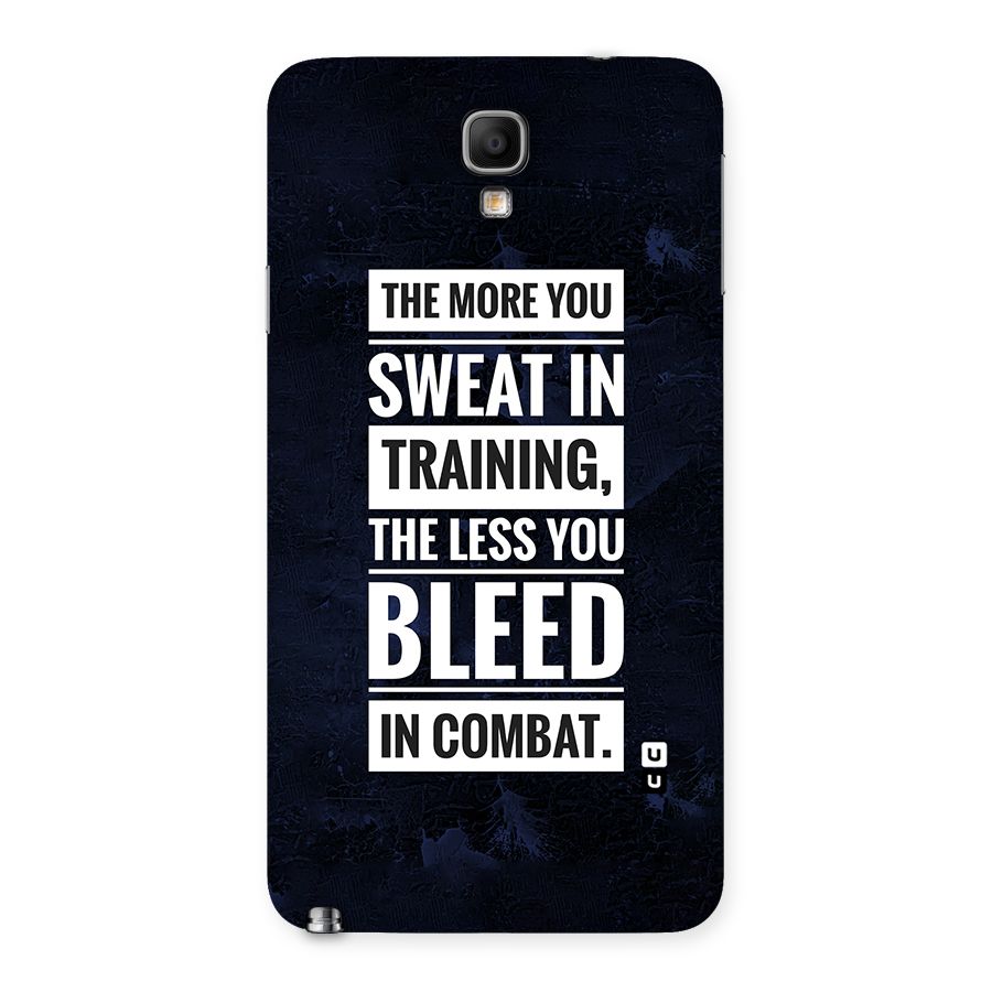 More You Sweat Less You Bleed Back Case for Galaxy Note 3 Neo