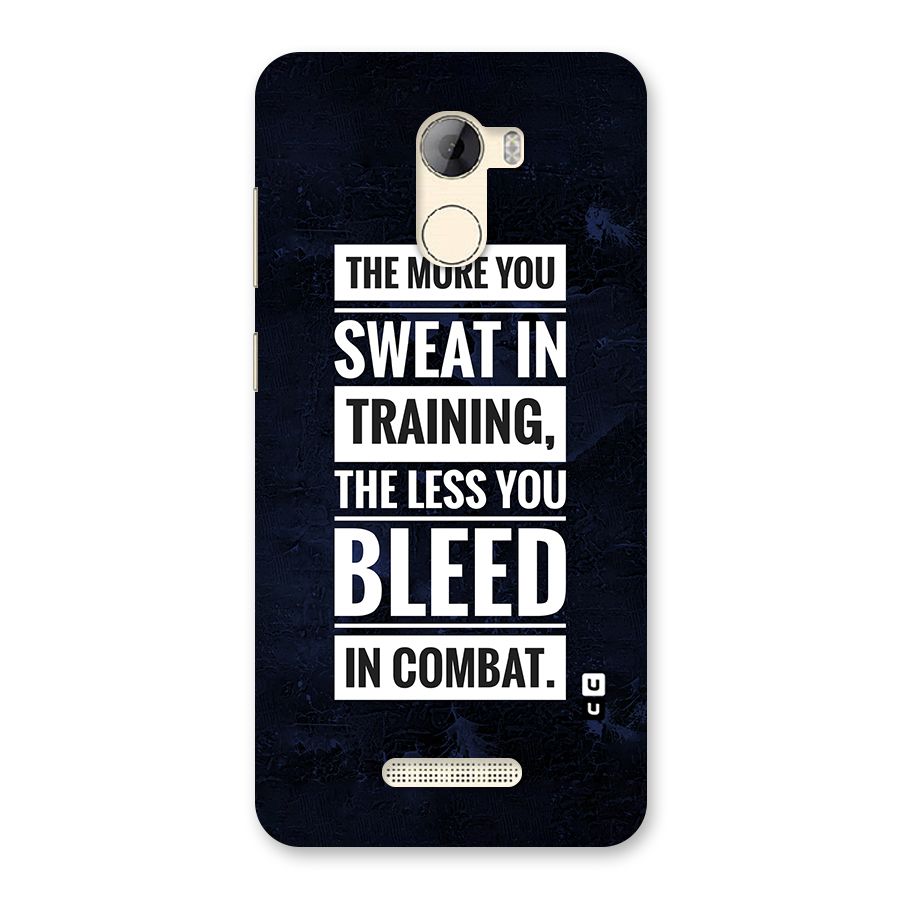 More You Sweat Less You Bleed Back Case for Gionee A1 LIte