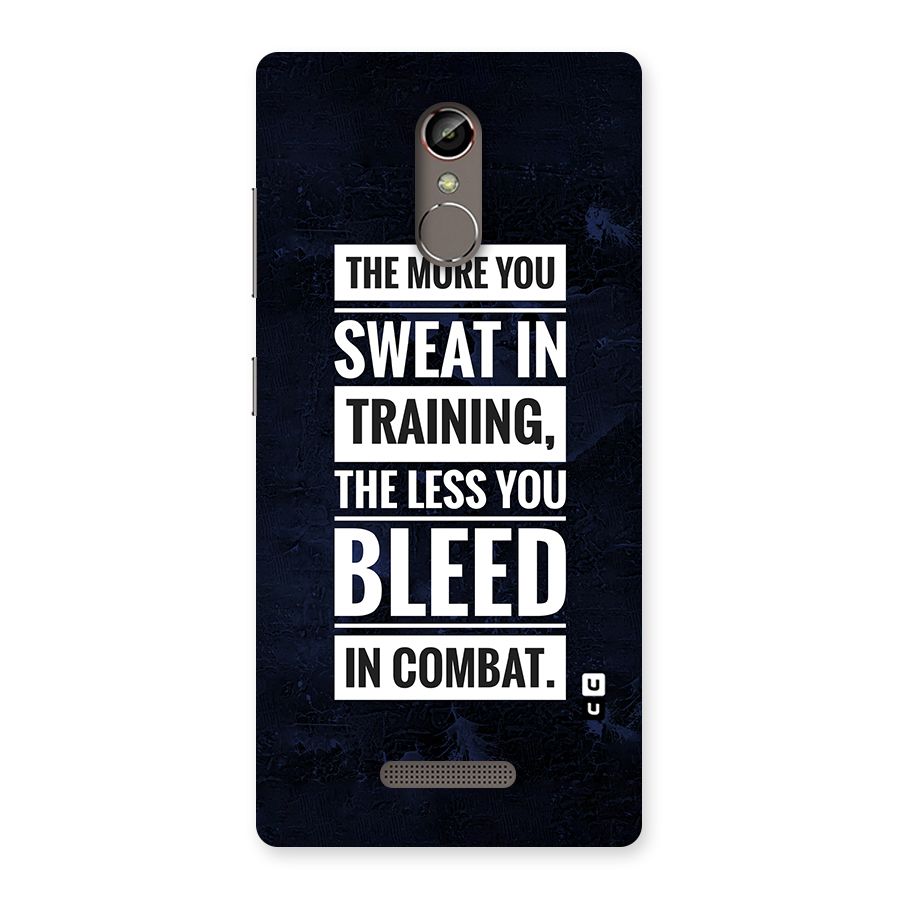 More You Sweat Less You Bleed Back Case for Gionee S6s