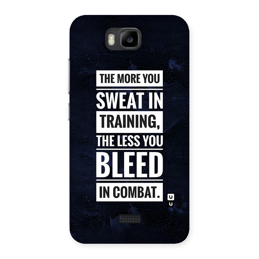 More You Sweat Less You Bleed Back Case for Honor Bee