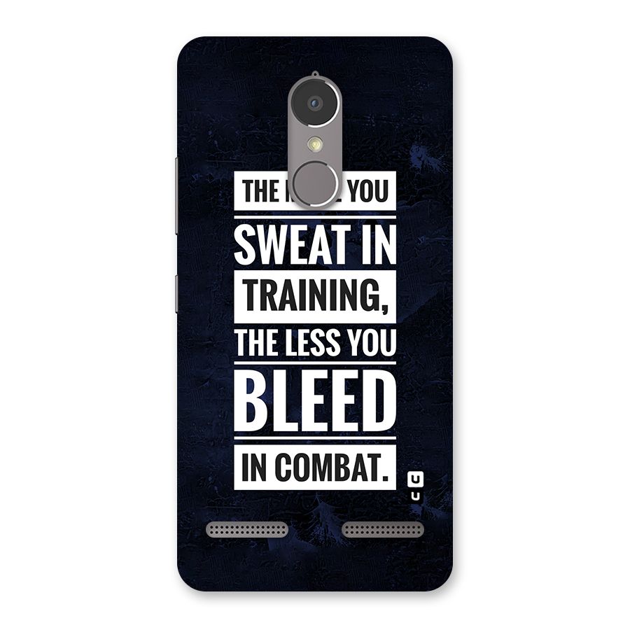 More You Sweat Less You Bleed Back Case for Lenovo K6 Power