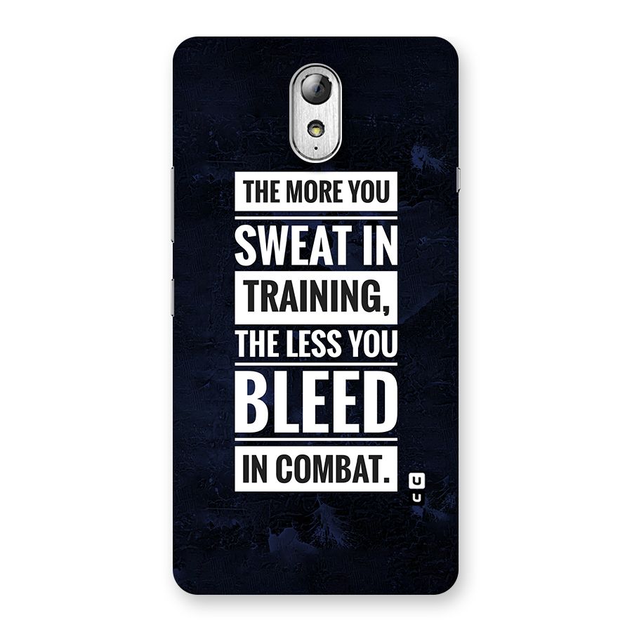 More You Sweat Less You Bleed Back Case for Lenovo Vibe P1M