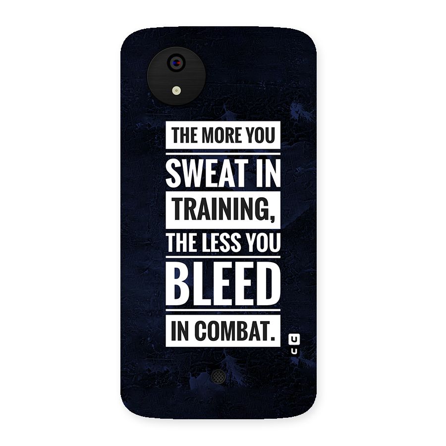 More You Sweat Less You Bleed Back Case for Micromax Canvas A1