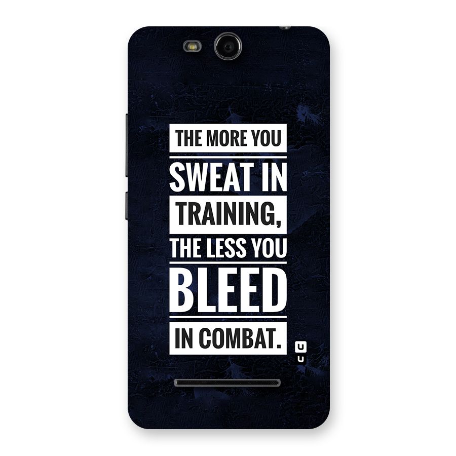 More You Sweat Less You Bleed Back Case for Micromax Canvas Juice 3 Q392