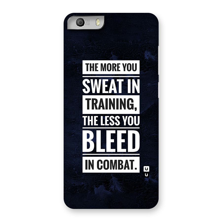 More You Sweat Less You Bleed Back Case for Micromax Canvas Knight 2