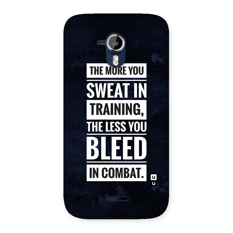 More You Sweat Less You Bleed Back Case for Micromax Canvas Magnus A117
