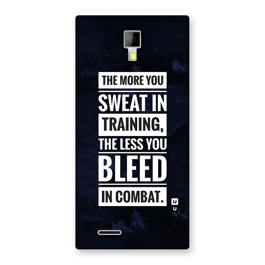 More You Sweat Less You Bleed Back Case for Micromax Canvas Xpress A99