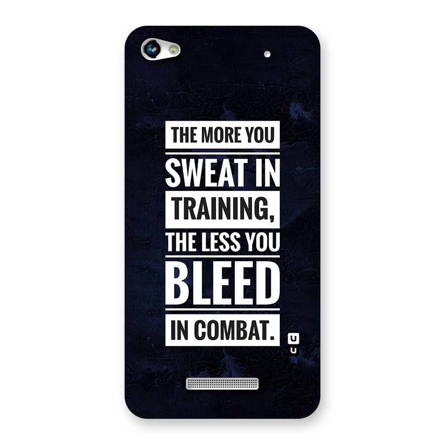 More You Sweat Less You Bleed Back Case for Micromax Hue 2