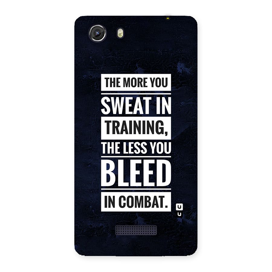 More You Sweat Less You Bleed Back Case for Micromax Unite 3
