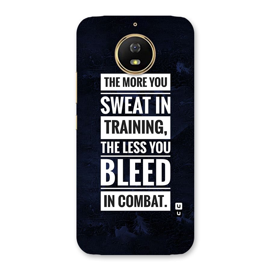 More You Sweat Less You Bleed Back Case for Moto G5s