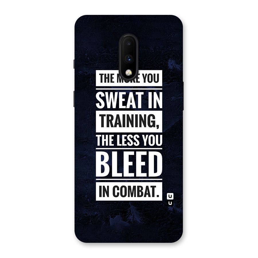 More You Sweat Less You Bleed Back Case for OnePlus 7