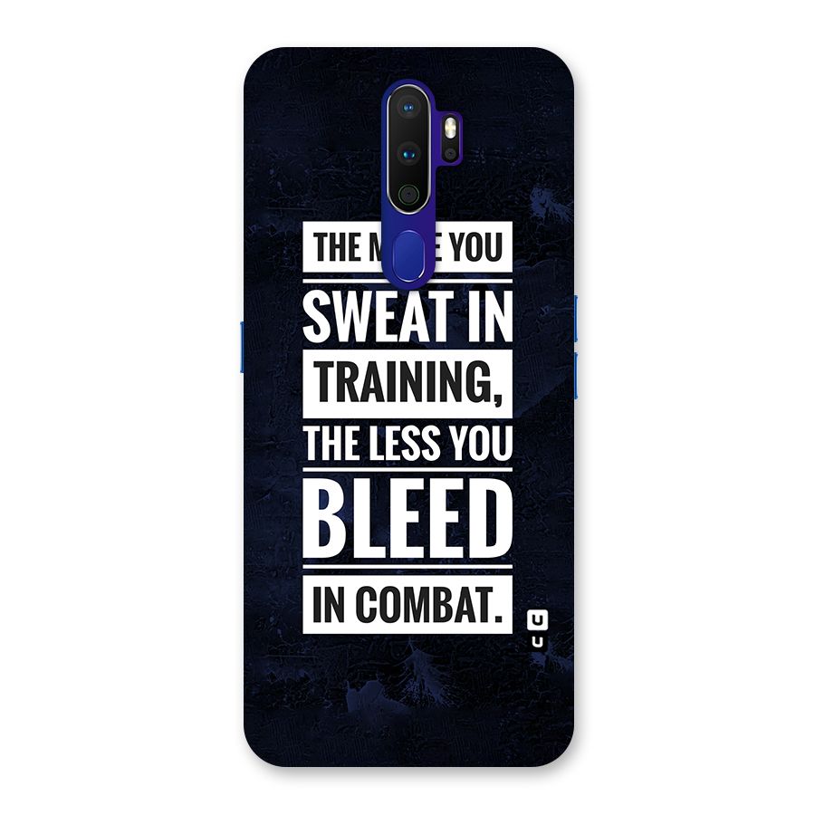 More You Sweat Less You Bleed Back Case for Oppo A9 (2020)