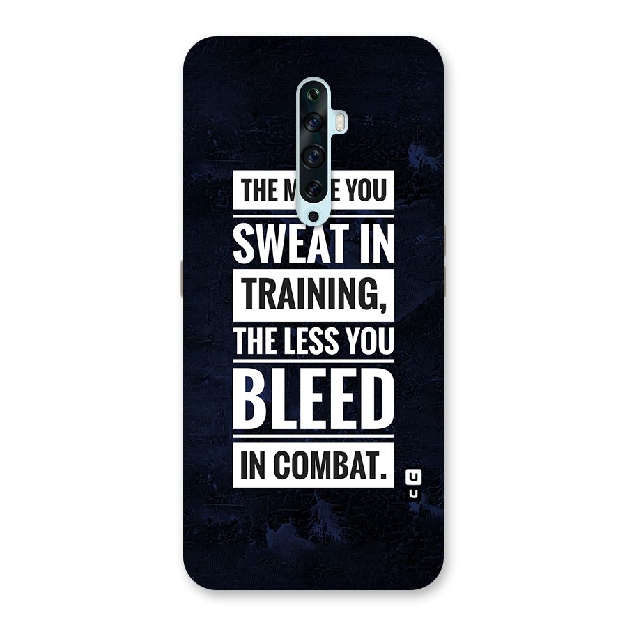 More You Sweat Less You Bleed Back Case for Oppo Reno2 F