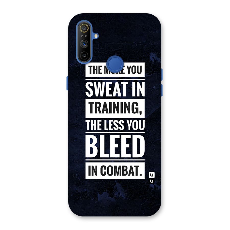 More You Sweat Less You Bleed Back Case for Realme Narzo 10A