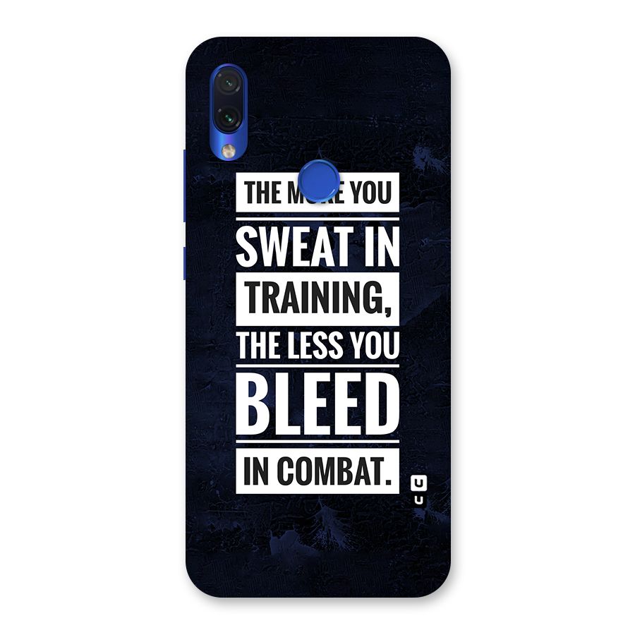More You Sweat Less You Bleed Back Case for Redmi Note 7