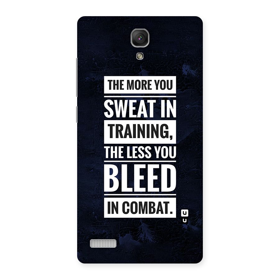 More You Sweat Less You Bleed Back Case for Redmi Note Prime