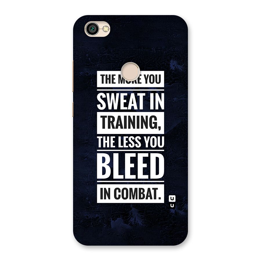 More You Sweat Less You Bleed Back Case for Redmi Y1 2017