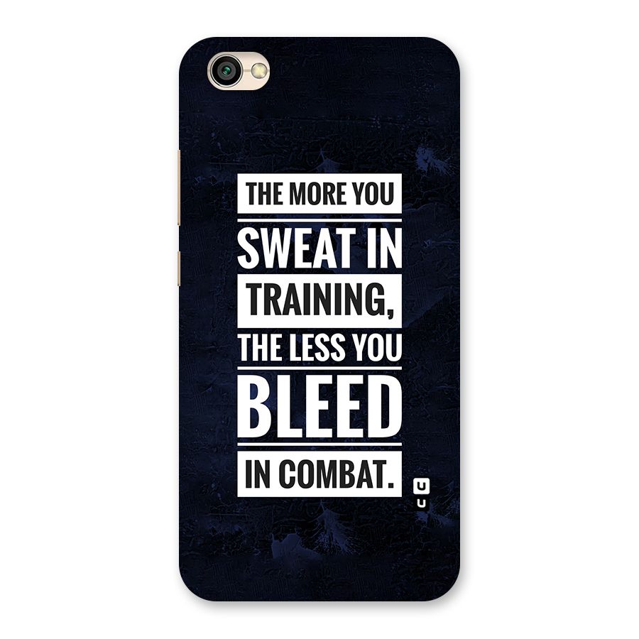 More You Sweat Less You Bleed Back Case for Redmi Y1 Lite