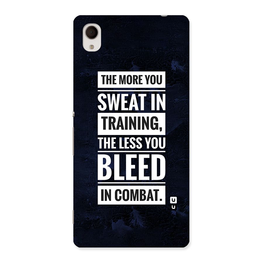 More You Sweat Less You Bleed Back Case for Sony Xperia M4