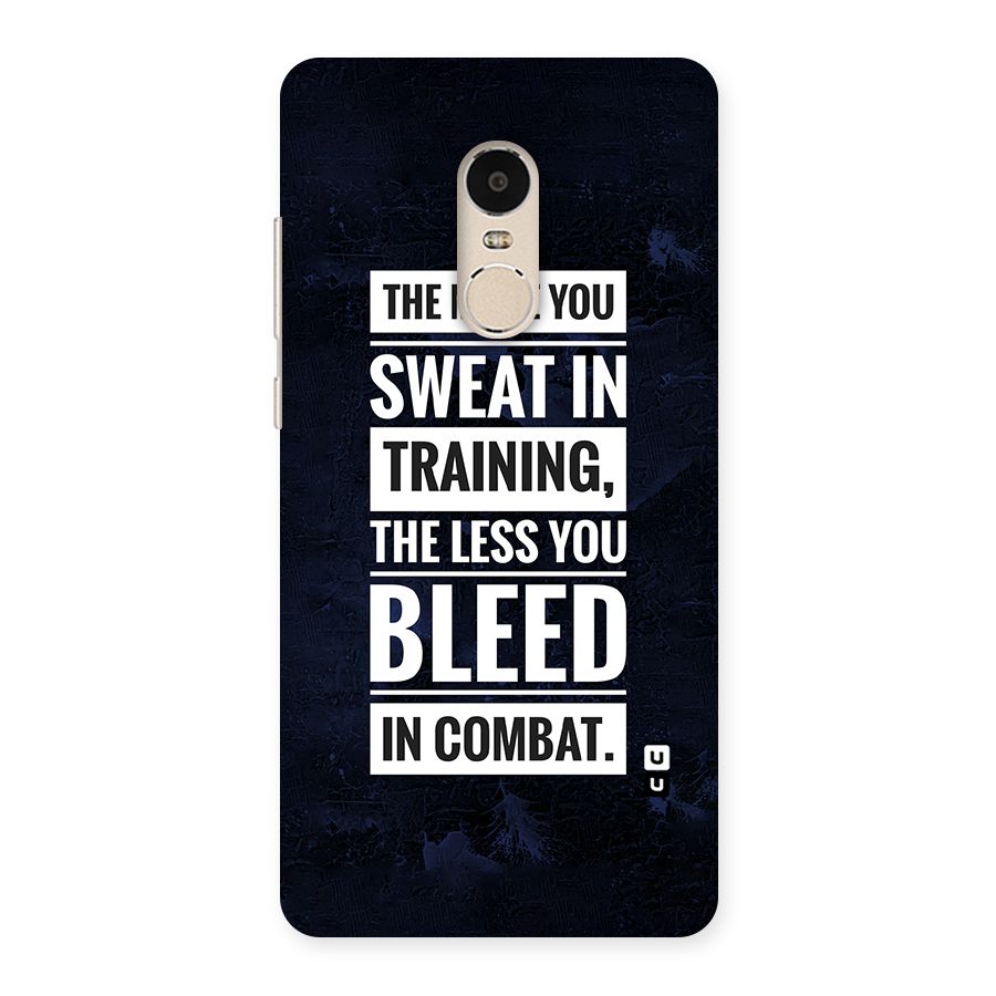 More You Sweat Less You Bleed Back Case for Xiaomi Redmi Note 4