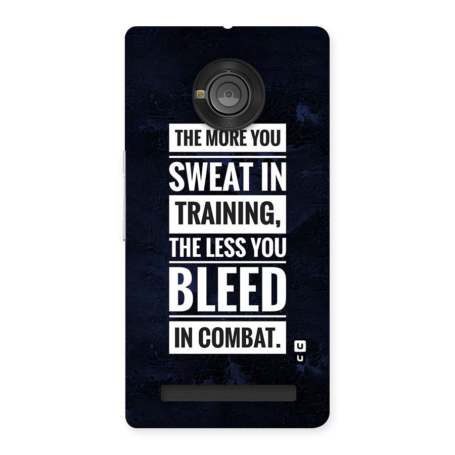 More You Sweat Less You Bleed Back Case for Yu Yunique