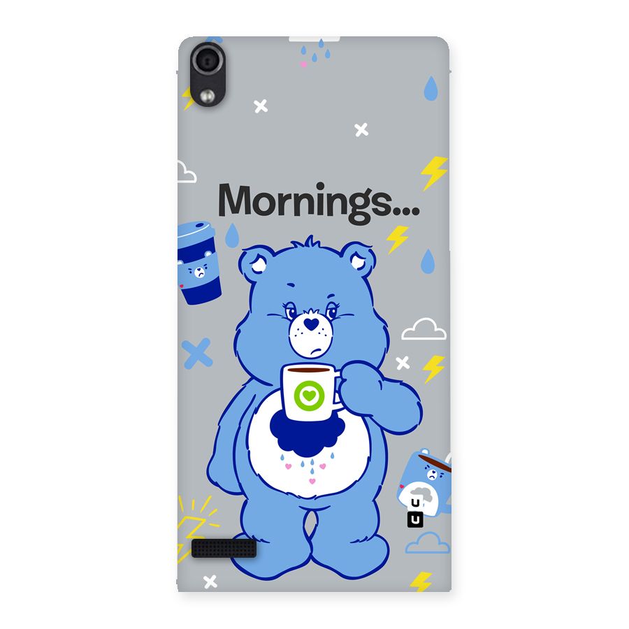 Morning Bear Back Case for Ascend P6