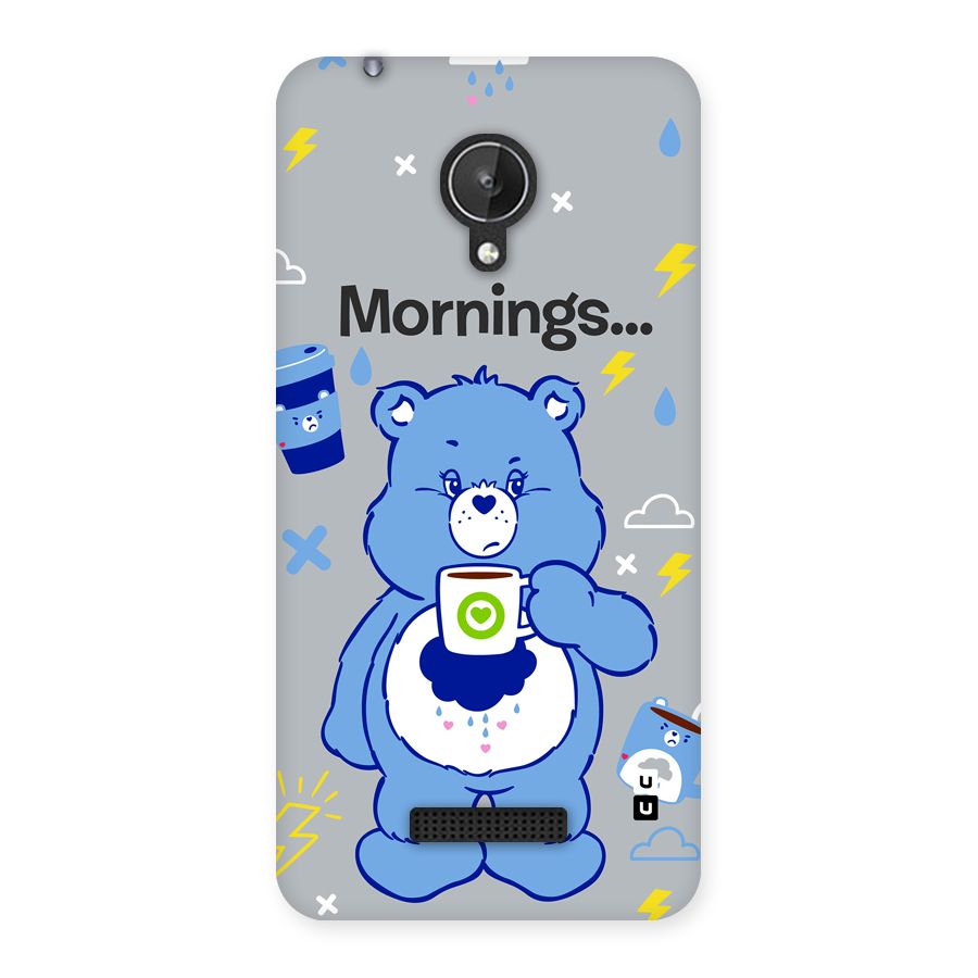 Morning Bear Back Case for Canvas Spark Q380