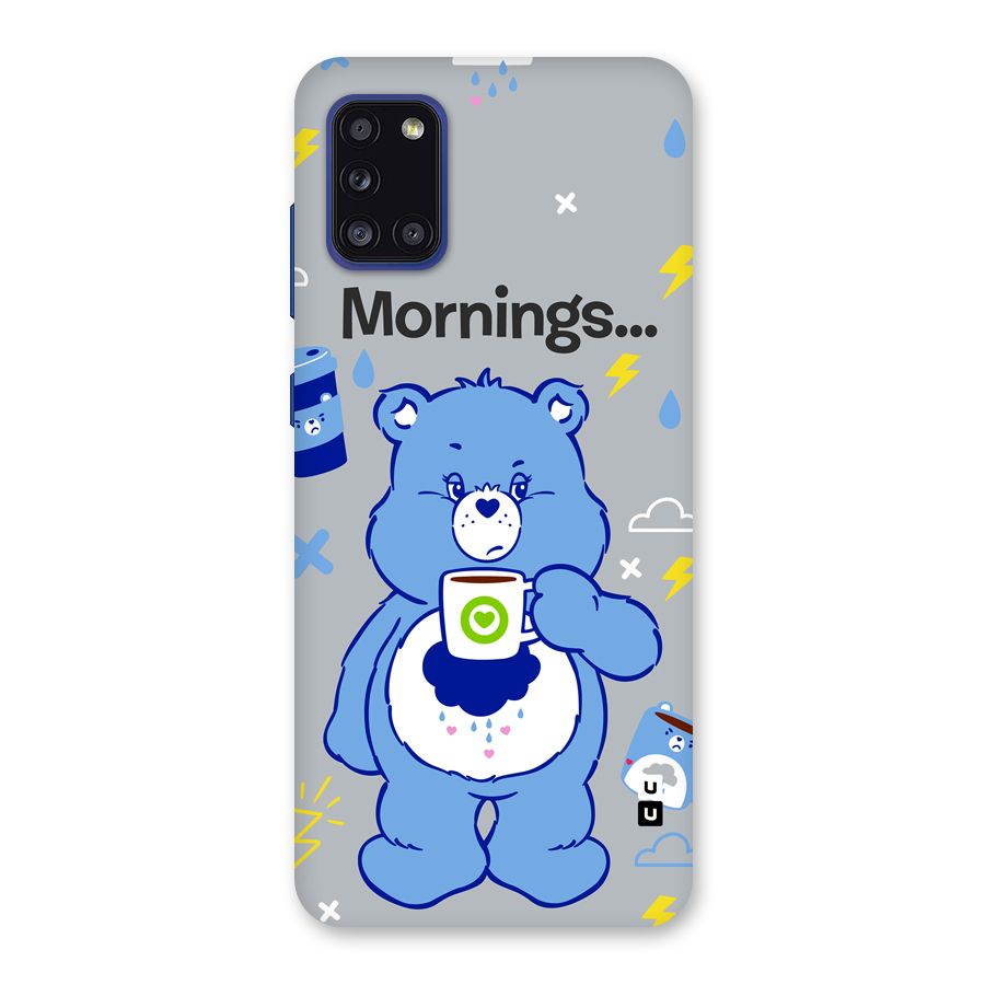 Morning Bear Back Case for Galaxy A31
