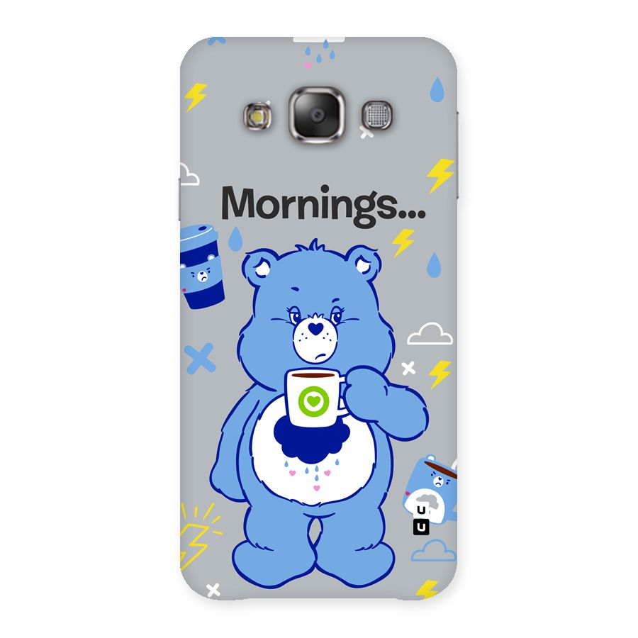 Morning Bear Back Case for Galaxy E7