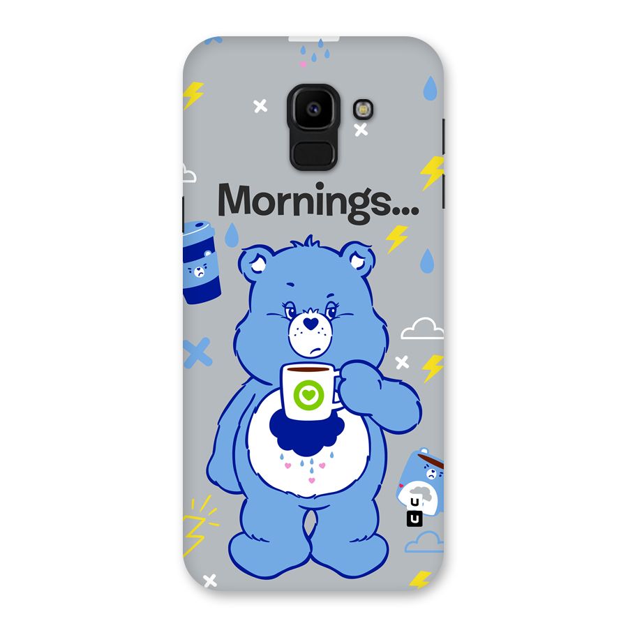 Morning Bear Back Case for Galaxy J6