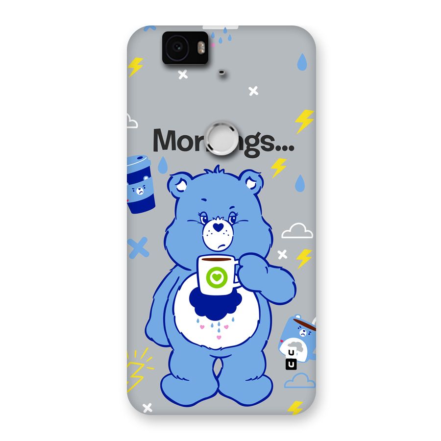 Morning Bear Back Case for Google Nexus 6P