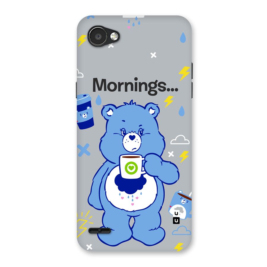 Morning Bear Back Case for LG Q6