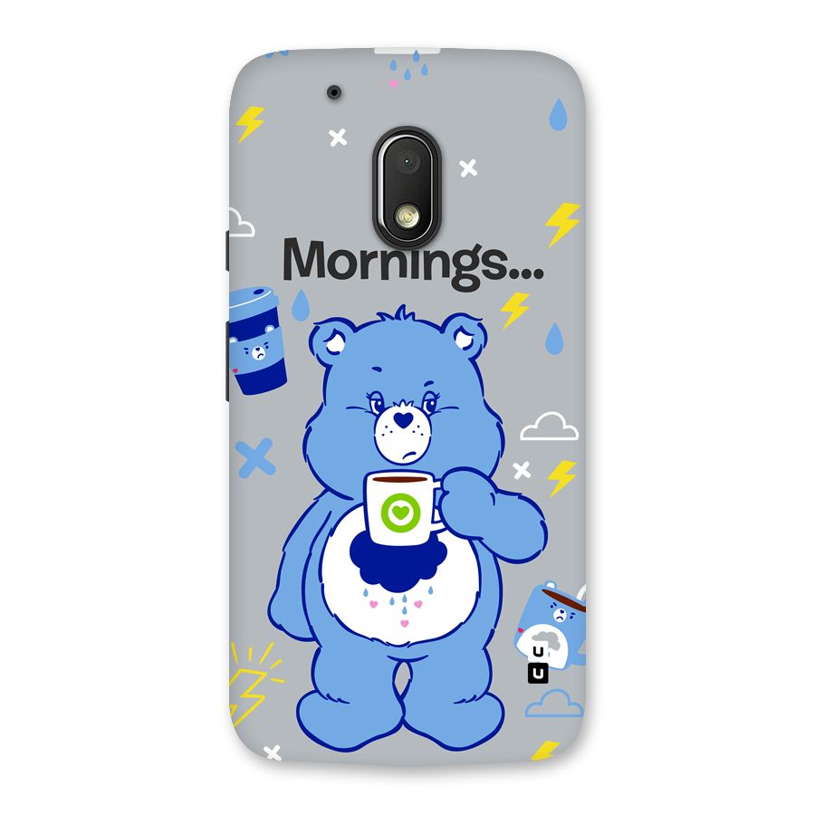 Morning Bear Back Case for Moto G4 Play