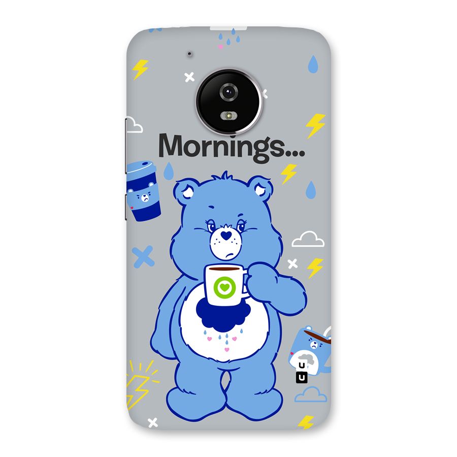 Morning Bear Back Case for Moto G5