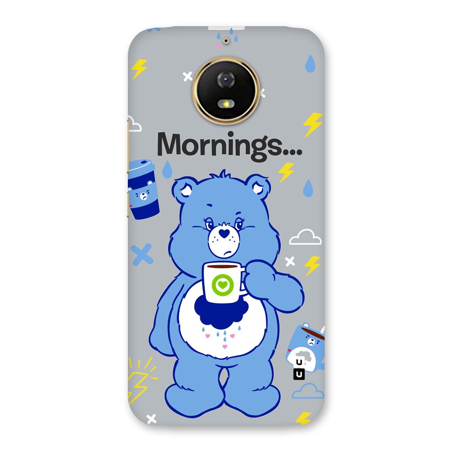 Morning Bear Back Case for Moto G5s