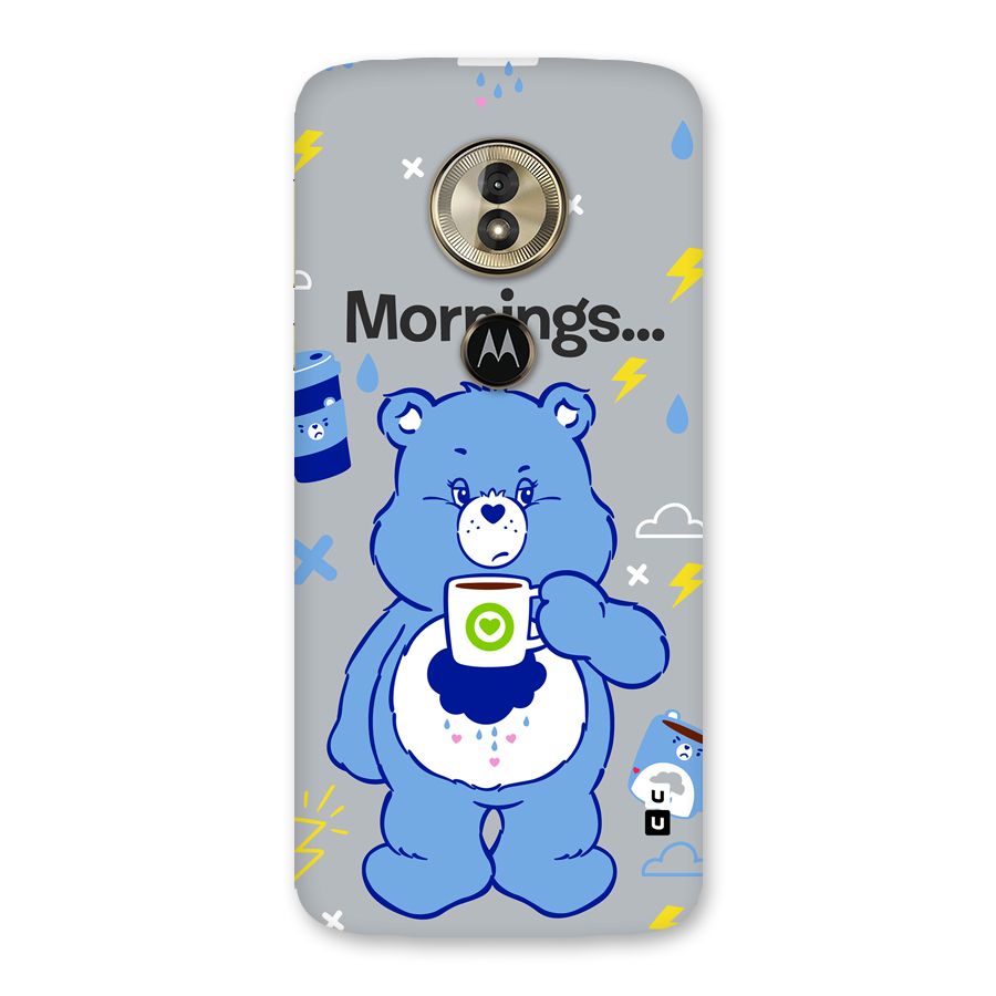 Morning Bear Back Case for Moto G6 Play