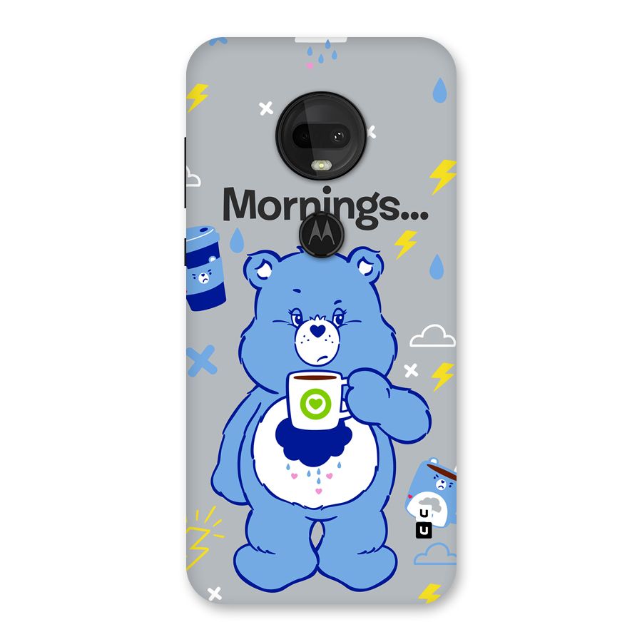 Morning Bear Back Case for Moto G7