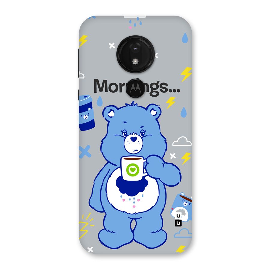 Morning Bear Back Case for Moto G7 Power