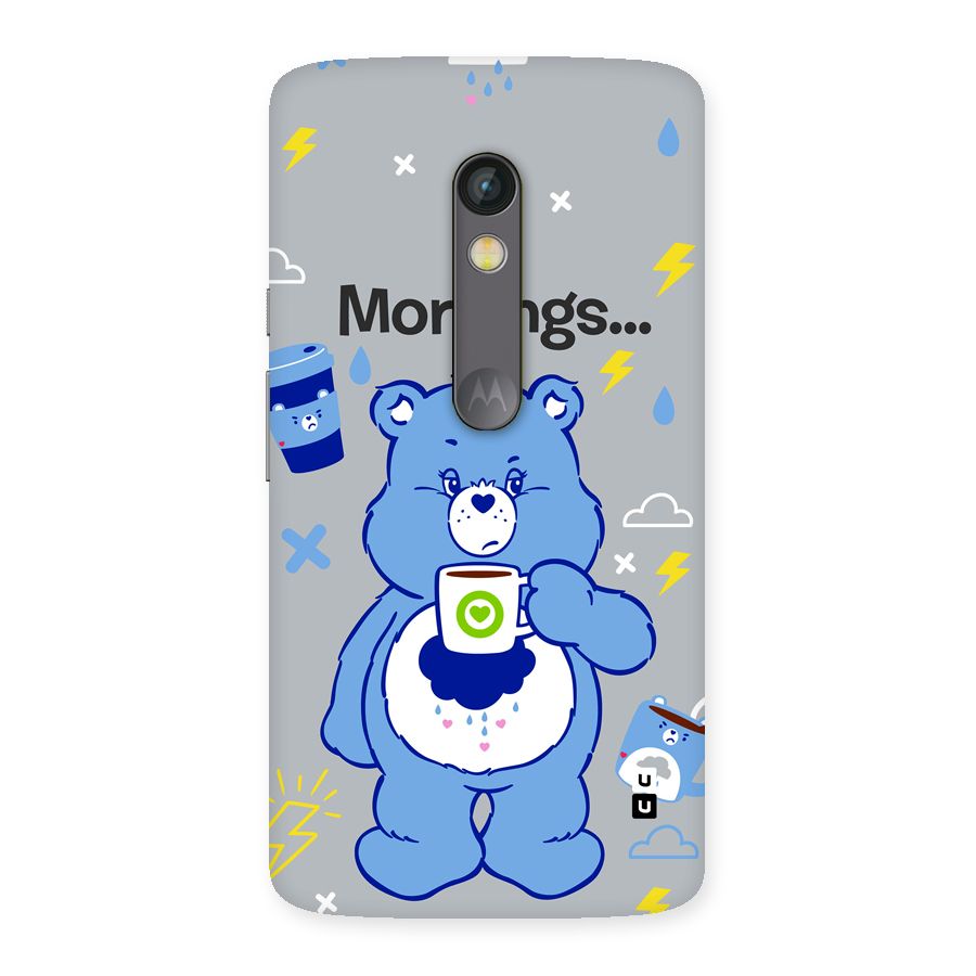 Morning Bear Back Case for Moto X Play