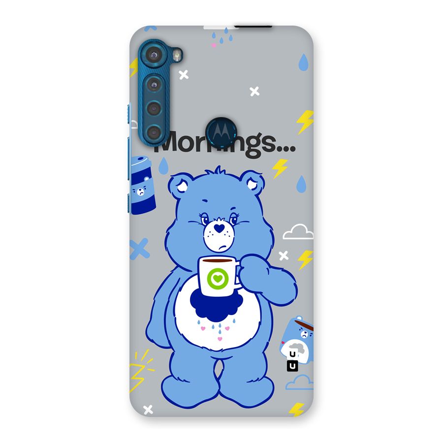 Morning Bear Back Case for Motorola One Fusion Plus