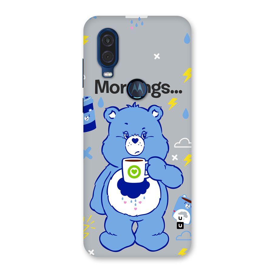 Morning Bear Back Case for Motorola One Vision