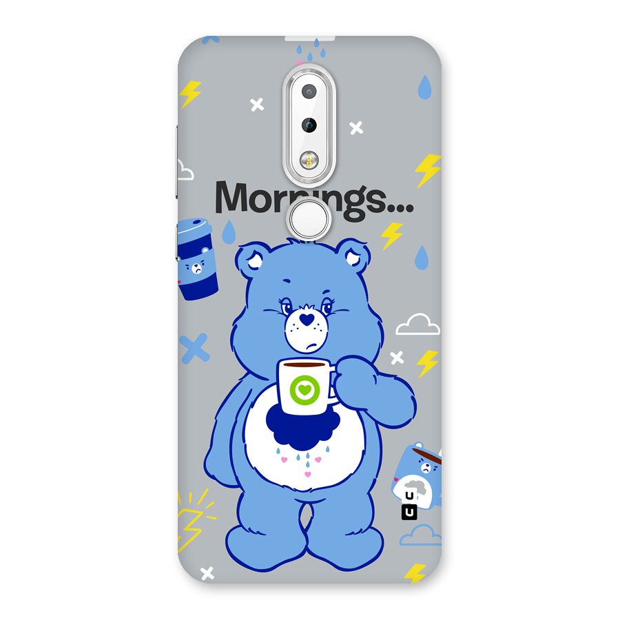 Morning Bear Back Case for Nokia 6.1 Plus